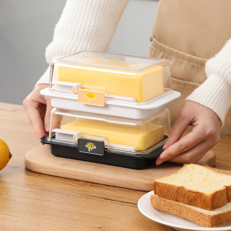 Butter Storage Box Cutting Sub-Packing Storage Box Refrigerator Fresh-Keeping Box Food Grade Frozen Cheese Cheese Slitting Knife - Image 2